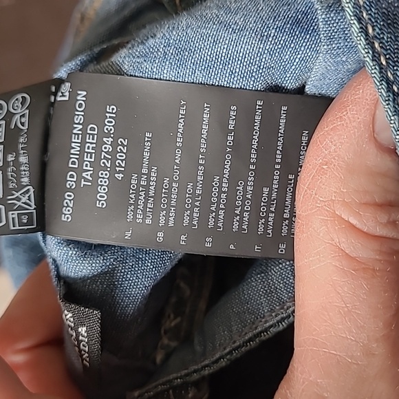 G-Star Raw Denim 5620 Dimension Tapered 32x34 Men's - Picture 13 of 17